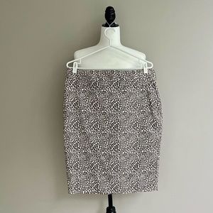 Liz Claiborne animal print pencil skirt